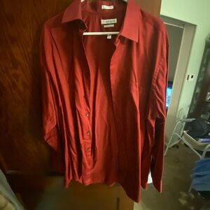 Van Heusen Men's Red Shirt